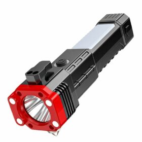Rechargeable LED Torch Flashlight - Long Distance Beam, USB Charging, High Brightness