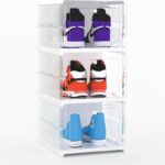 3 layer shoe organizer with doors
