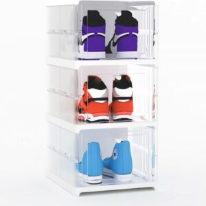 3 layer shoe organizer with doors