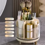 makeup organizer rotating stand for vanity