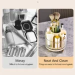 vanity rotating makeup organizer for brushes lipsticks