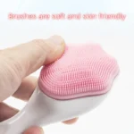 soft silicone facial brush
