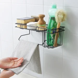 self adhesive wall caddy bathroom shelf