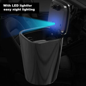 Portable Square Alloy Car Ashtray – Compact and Durable
