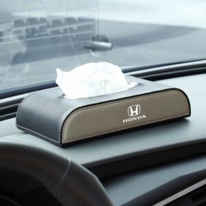 Suzuki, Kia, Honda, Toyota Logo Car Tissue Box Beige & Black