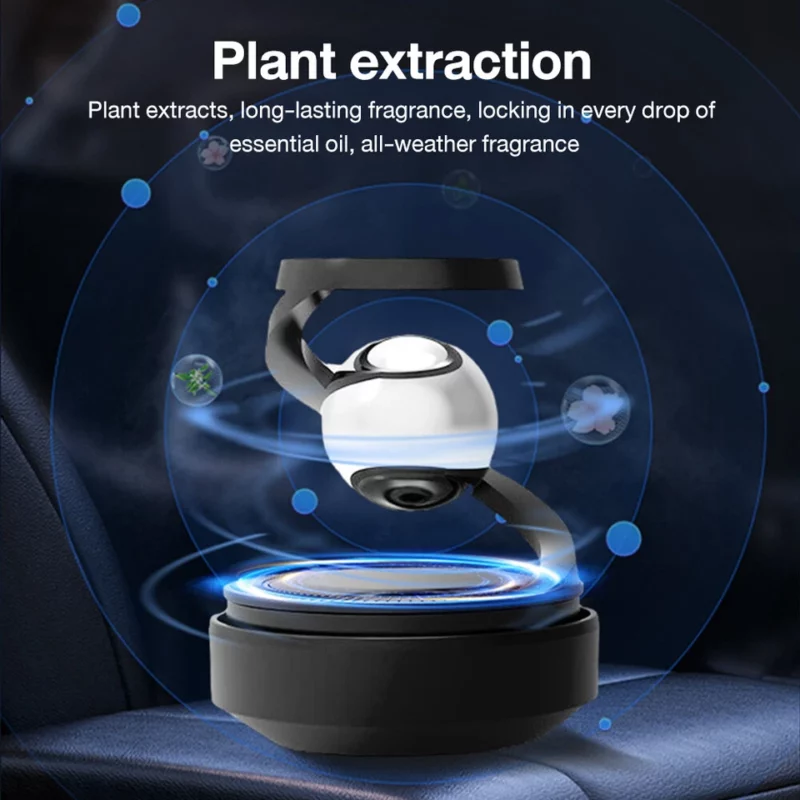 Solar Energy Spinning Car Aroma Diffuser