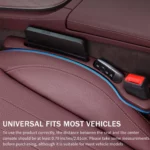 car seat gap filler preventing phone from falling