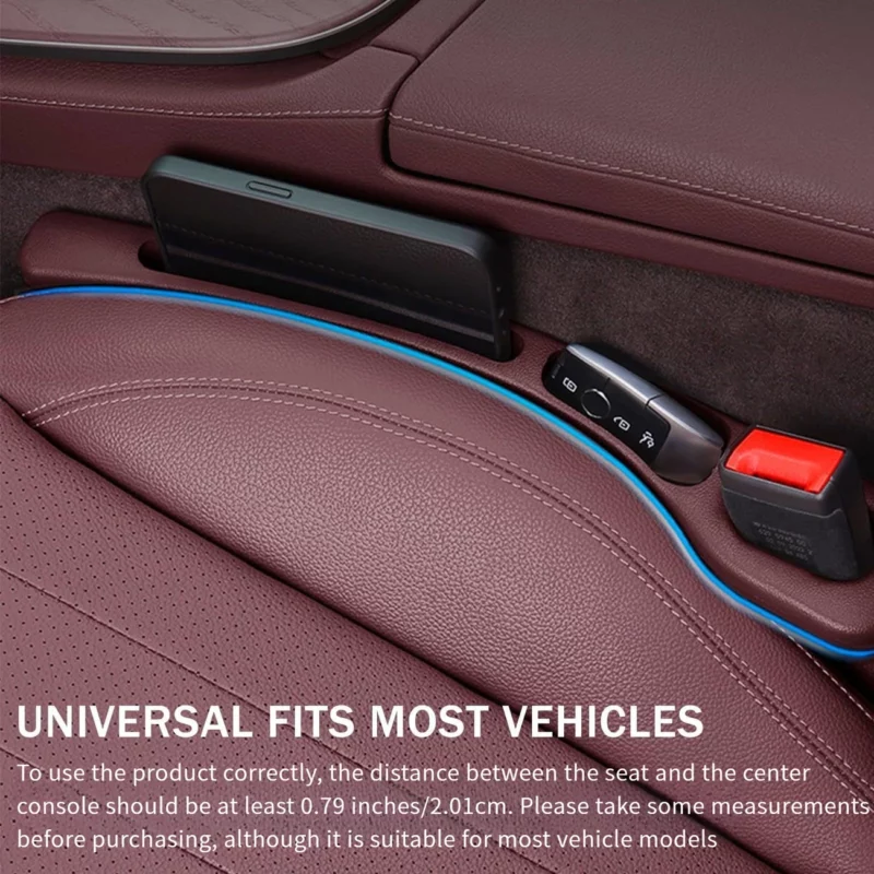 car seat gap filler preventing phone from falling