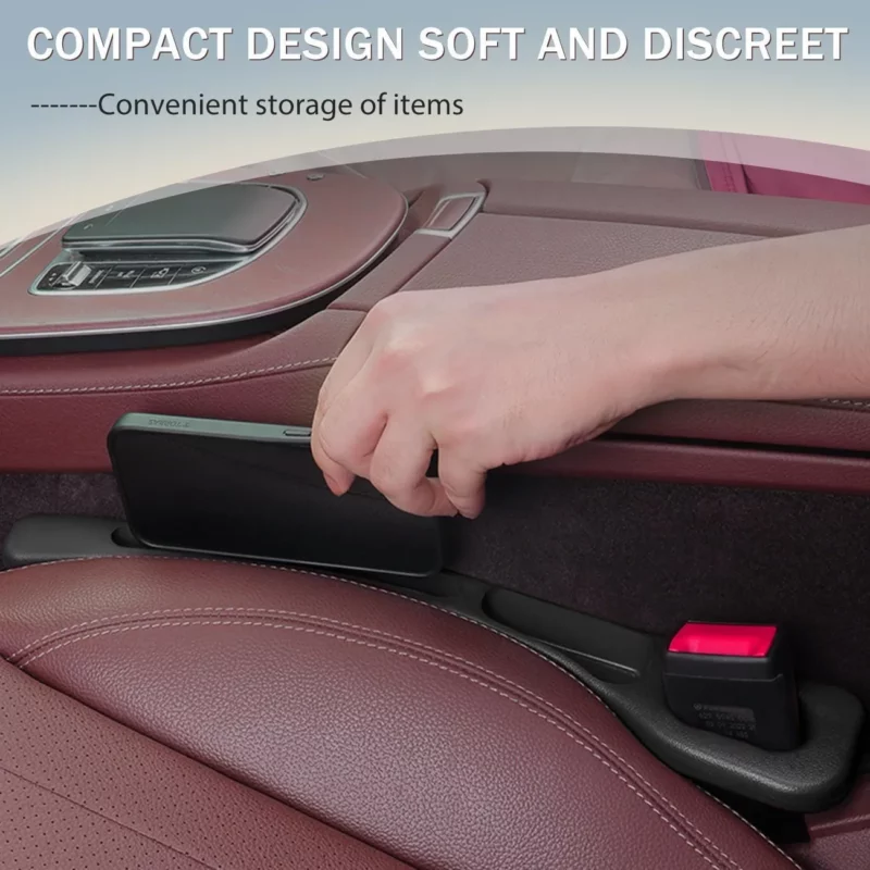 close-up of flexible pvc car gap filler