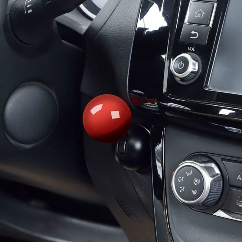 joystick push start cover on car dashboard
