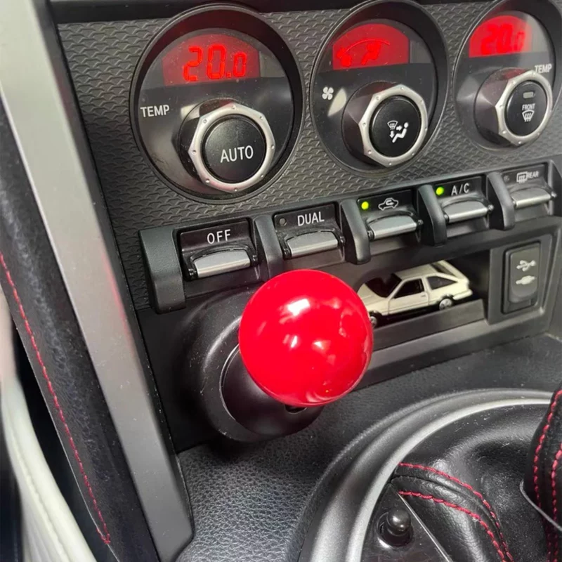 car engine button cover metal red finish