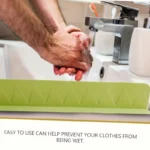 Silicone Sink Water Splash Guard – Flexible Countertop Barrier for Kitchen & Bathroom