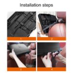 Car Seat Back Folding Table Tray with Cup Holder 5