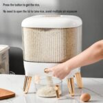 10 kg Rice Dispenser – Premium Airtight Storage Container 5 kitchen grain storage dispenser 10 kg