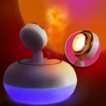 2 in 1 sunset lamp air humidifier