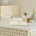 rabbit style tissue box with organizer compartment