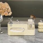 rabbit design ceramic tissue box on table