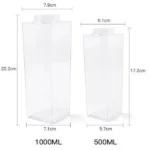 reusable acrylic beverage bottle