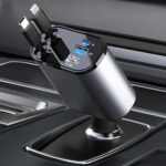 4-in-1 Retractable Car Charger