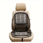Bamboo Mesh Car Seat Lumbar Back Support 2 breathable bamboo mesh back support for car