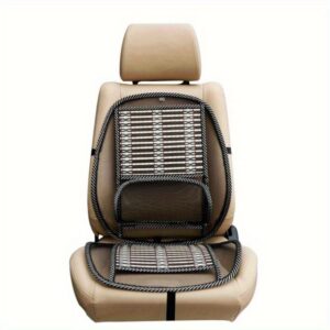 breathable bamboo mesh back support for car