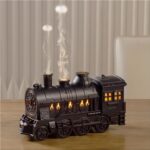 black train diffuser 3 in 1 steam humidifier aroma mist