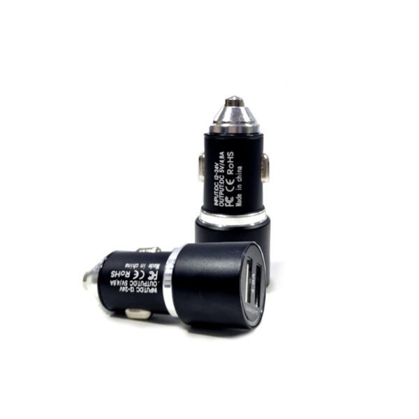 Car Cigarette Lighter Dual USB Port Charger With 3 in 1 Cable 1