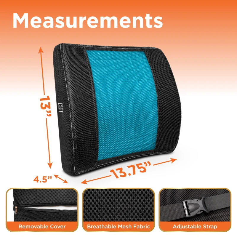 cooling gel pillow for lower back pain relief