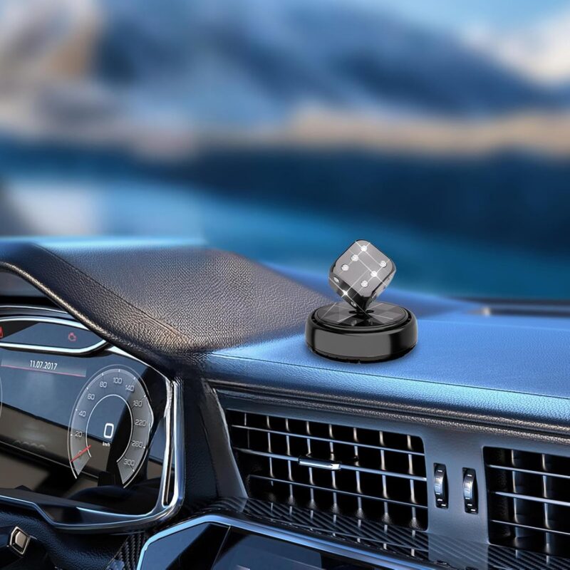 auto air freshener rotating solar fragrance