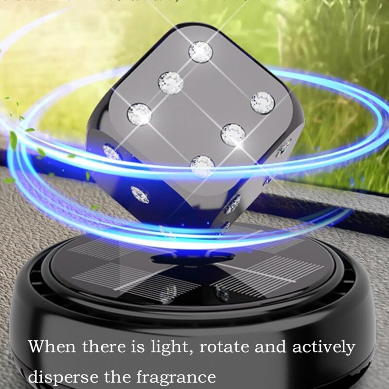 crystal dice car scent freshener