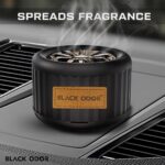 Lucky Wheel Car Air Freshener – Black Odor Gel Dashboard Perfume 3 car scent wheel-shape gel air freshener