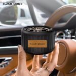 Lucky Wheel Car Air Freshener – Black Odor Gel Dashboard Perfume 4 decorative car perfume lucky wheel design