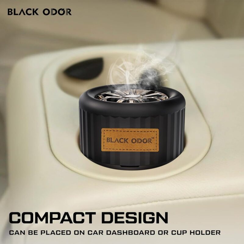 Lucky Wheel Car Air Freshener – Black Odor Gel Dashboard Perfume 5 long lasting car fragrance gel