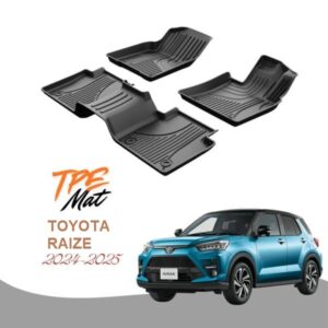 Toyota Raize 2024-2025 TPE Car Floor Mats Easy Clean Anti-Slip Waterproof - Premium All-Weather Car Interior Protection