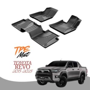 Toyota Revo 2015-2025 TPE Car Floor Mats Easy Clean Anti-Slip Waterproof - Premium All-Weather Car Interior Protection