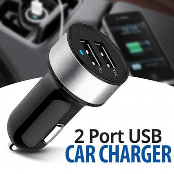 Universal Multi Color 2 Port USB Car Charger