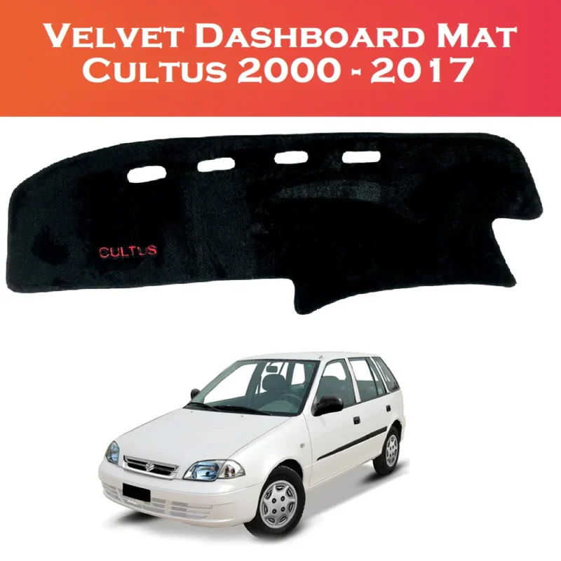 Velvet Dashboard Carpet For Suzuki Cultus