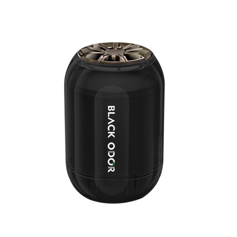 BLACK ODOR BO 8 Big Size Car Air freshener Black
