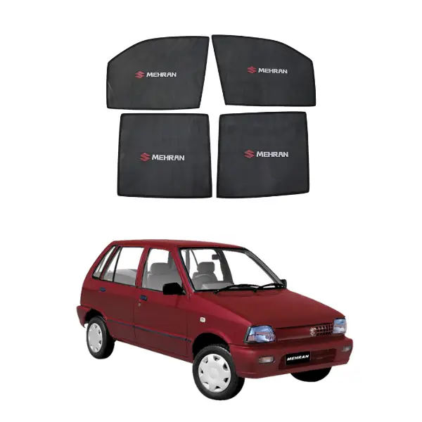 Suzuki Mehran High Quality Sun Shade with Logo 4Pcs