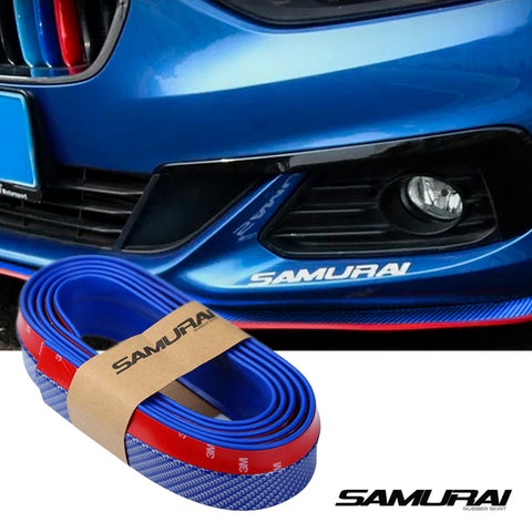 Car-front-bumper-lip-guard-rubber-Blue_2 Car front bumper lip guard rubber Blue 2