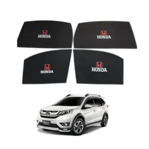 Honda BRV High Quality Sun Shade with Logo 4Pcs – Black – All Models