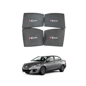Suzuki Ciaz High Quality Sun Shade with Logo 4Pcs – Black – 2017-2019