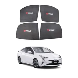 Toyota Prius High Quality Sun Shade with Logo 4Pcs – Black – 2009-2015