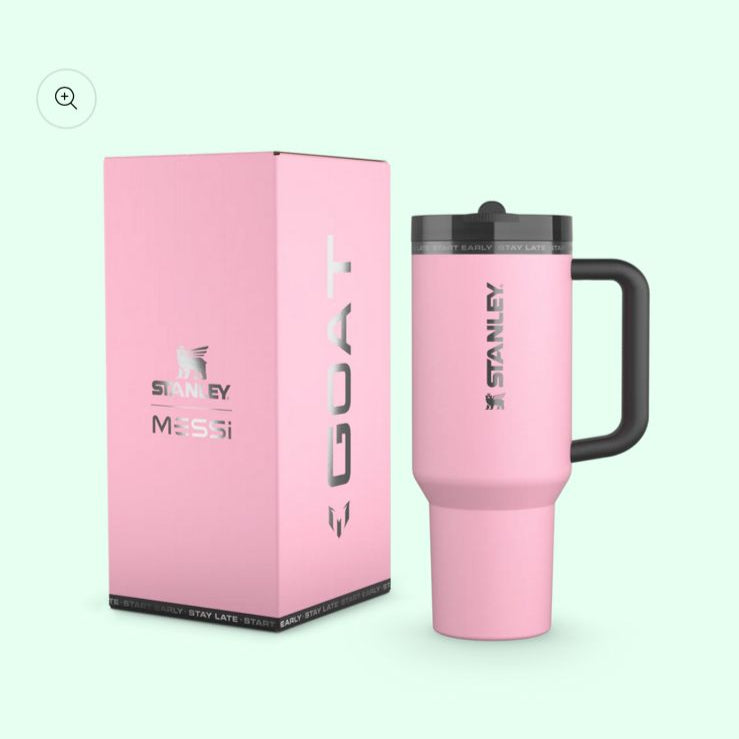 Stanley Messi G.O.A.T. Tumbler – Premium Stainless Steel Insulated Cup with Travel Lid