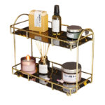 2-Layer Cosmetic Organizer Shelf – Makeup & Skincare Storage Rack
