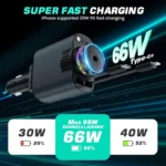 5-in-1 Car Charger with Starlight