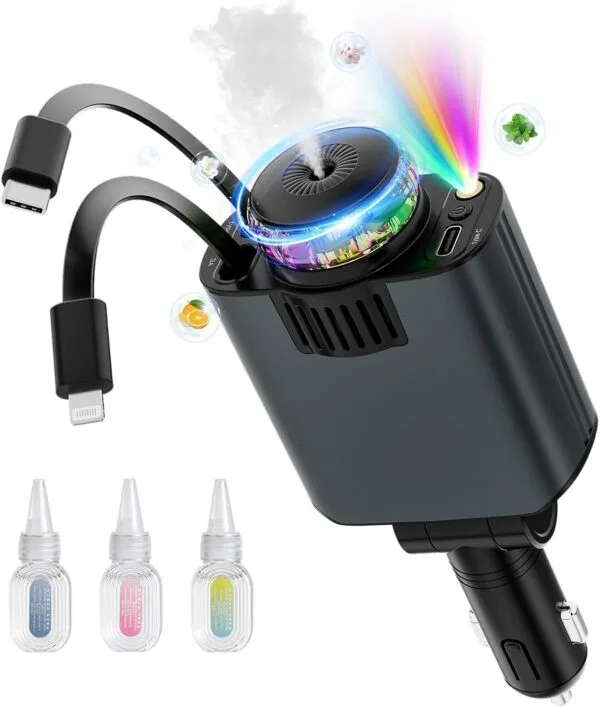 5-in-1 Car Charger with Starlight