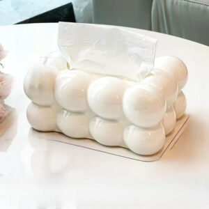 Bubble Design Tissue Box – Decorative Bubble-Shaped Tissue Holder