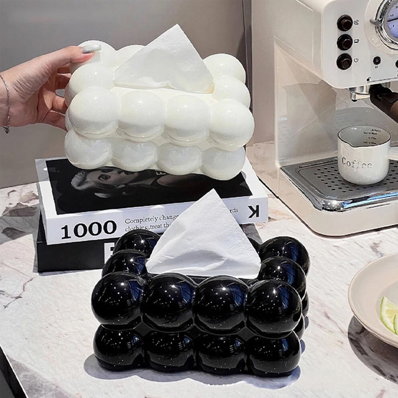 Bubble Design Tissue Box – Decorative Bubble-Shaped Tissue Holder