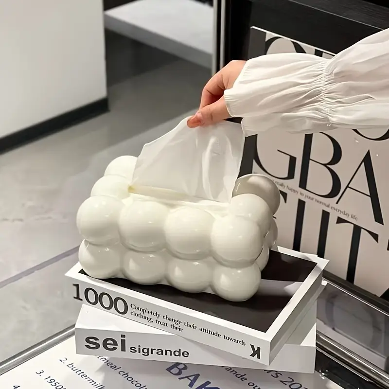 Bubble Design Tissue Box – Decorative Bubble-Shaped Tissue Holder